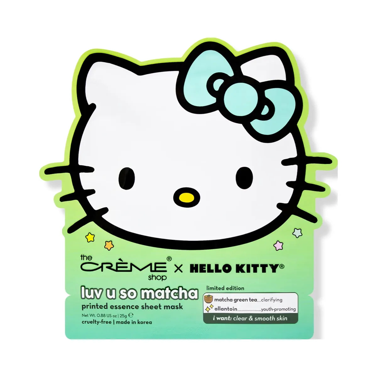 The Crème Shop The Crme Shop Hello Kitty Luv U So Matcha Printed Essence Sheet Mask