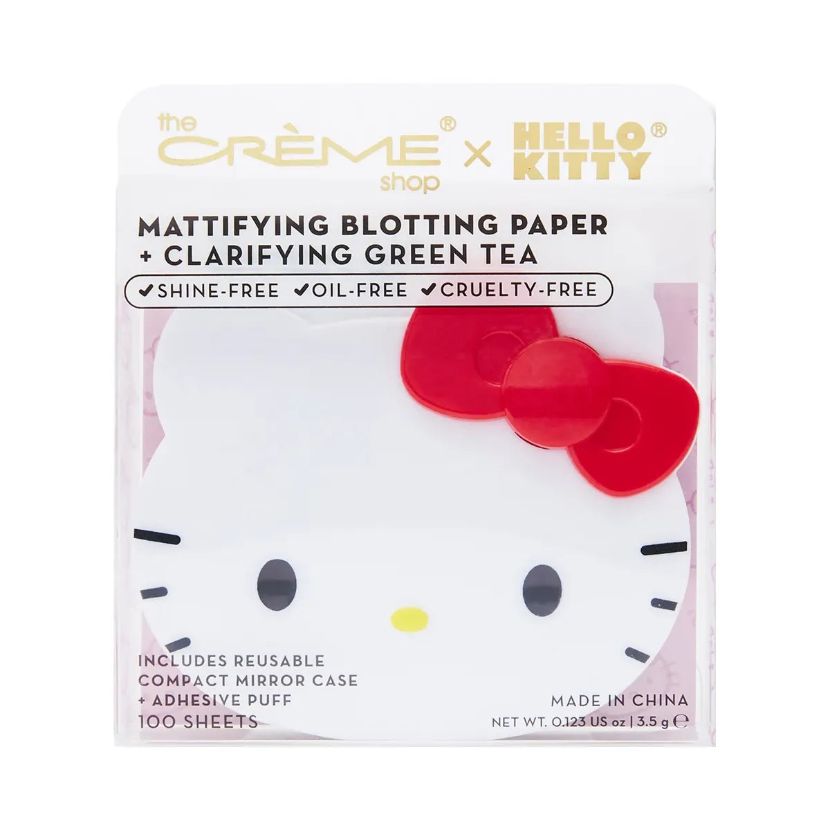 The Crème Shop The Crme Shop Hello Kitty Mattifying Blotting Paper + Reusable Mirror Compact