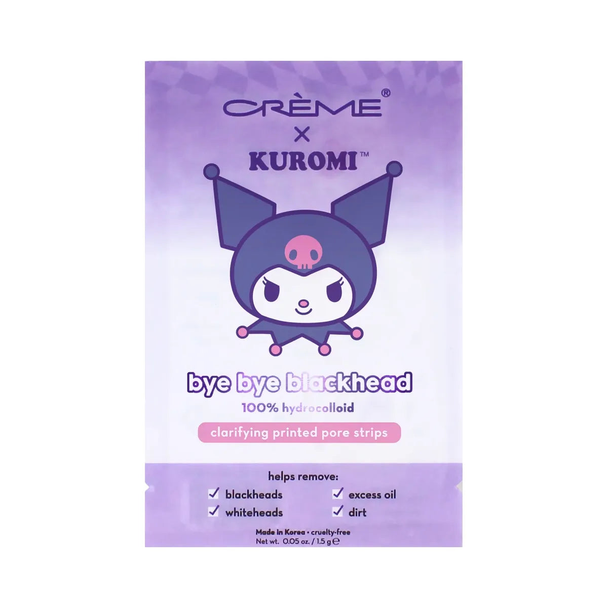 The Crème Shop The Crme Shop Kuromi Bye Bye Blackheads Printed Pore Strips