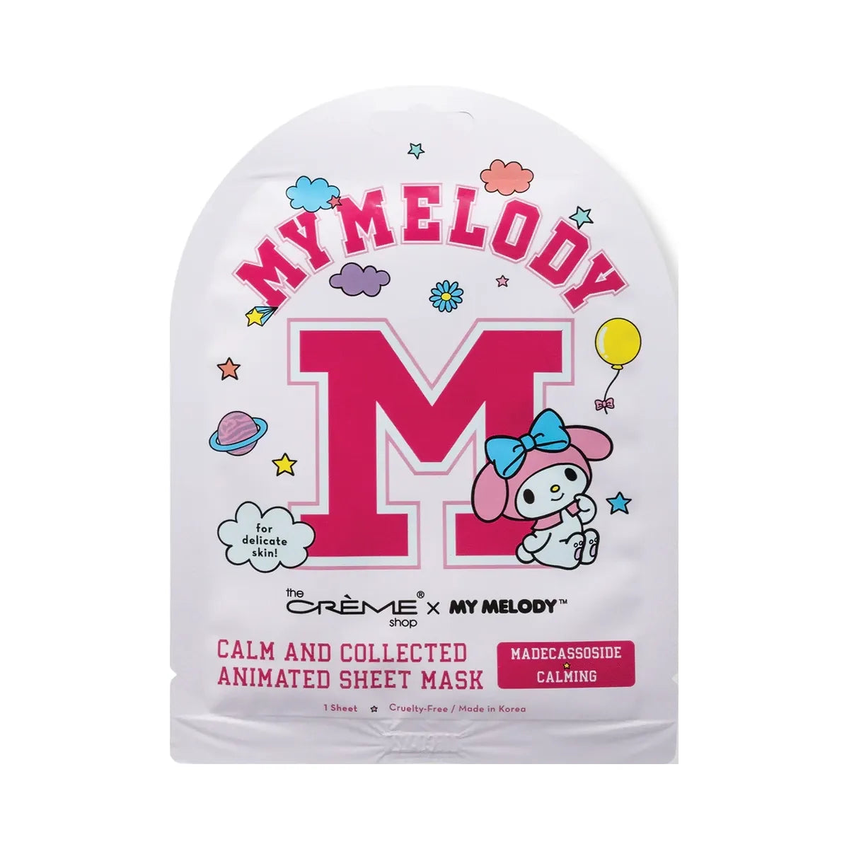 The Crème Shop The Crme Shop My Melody Calm & Collected Animated Sheet Mask