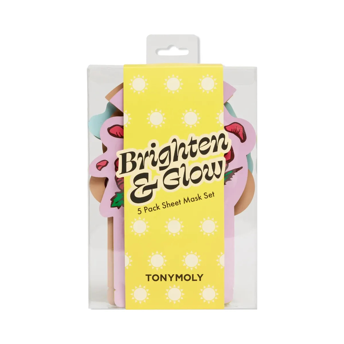 TONYMOLY Brighten and Glow 5 Pack Sheet Mask Set