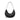 Tory Burch Romy Half Moon Bag Black