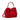Tory Burch Romy Suede Pick Stitch Bucket Bag Toucan Red