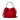 Tory Burch Romy Suede Pick Stitch Bucket Bag Toucan Red