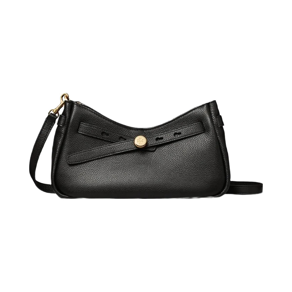Tory Burch Romy Zip Top Crossbody Black