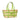 Tory Burch Small Ella Croc-Embossed Straw Basket Bright Fern