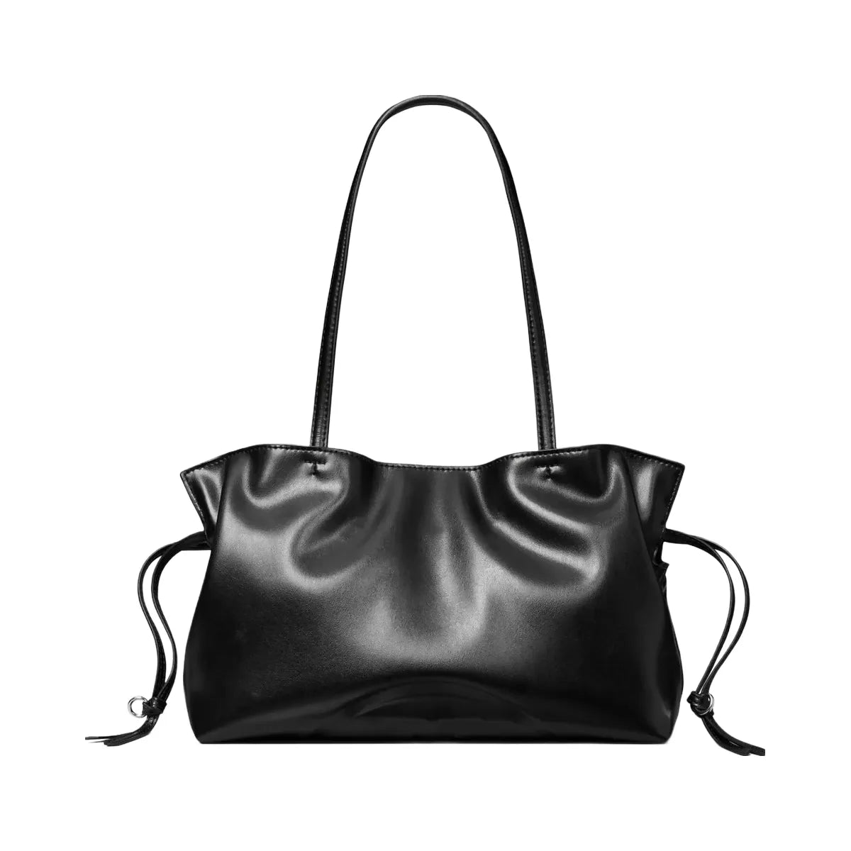 Tory Burch Small Ella natuura Drawstring Tote Black