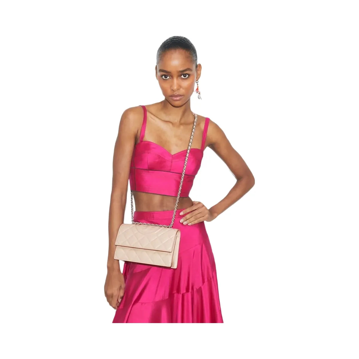 Tory Burch Small Fleming Shoulder Bag Soft Pink