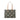 Tory Burch T Monogram Contrast Embossed Tote Black/White