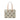 Tory Burch T Monogram Contrast Embossed Tote Black/White