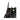 Tory Burch T Monogram Pebbled Bucket Bag Black
