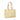 Tory Burch T Monogram Pebbled Tote Biscotti