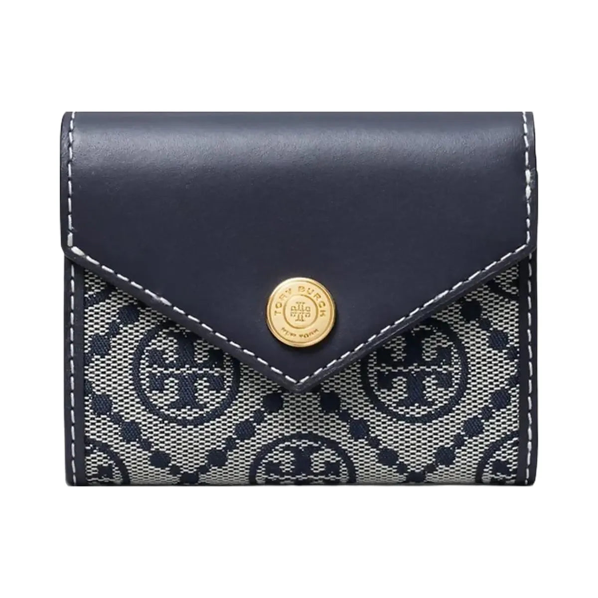 Tory Burch T Monogram Small Envelope Wallet Tory Navy
