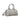 Tory Burch T Monogram Utility Mini Barrel Bag Gray