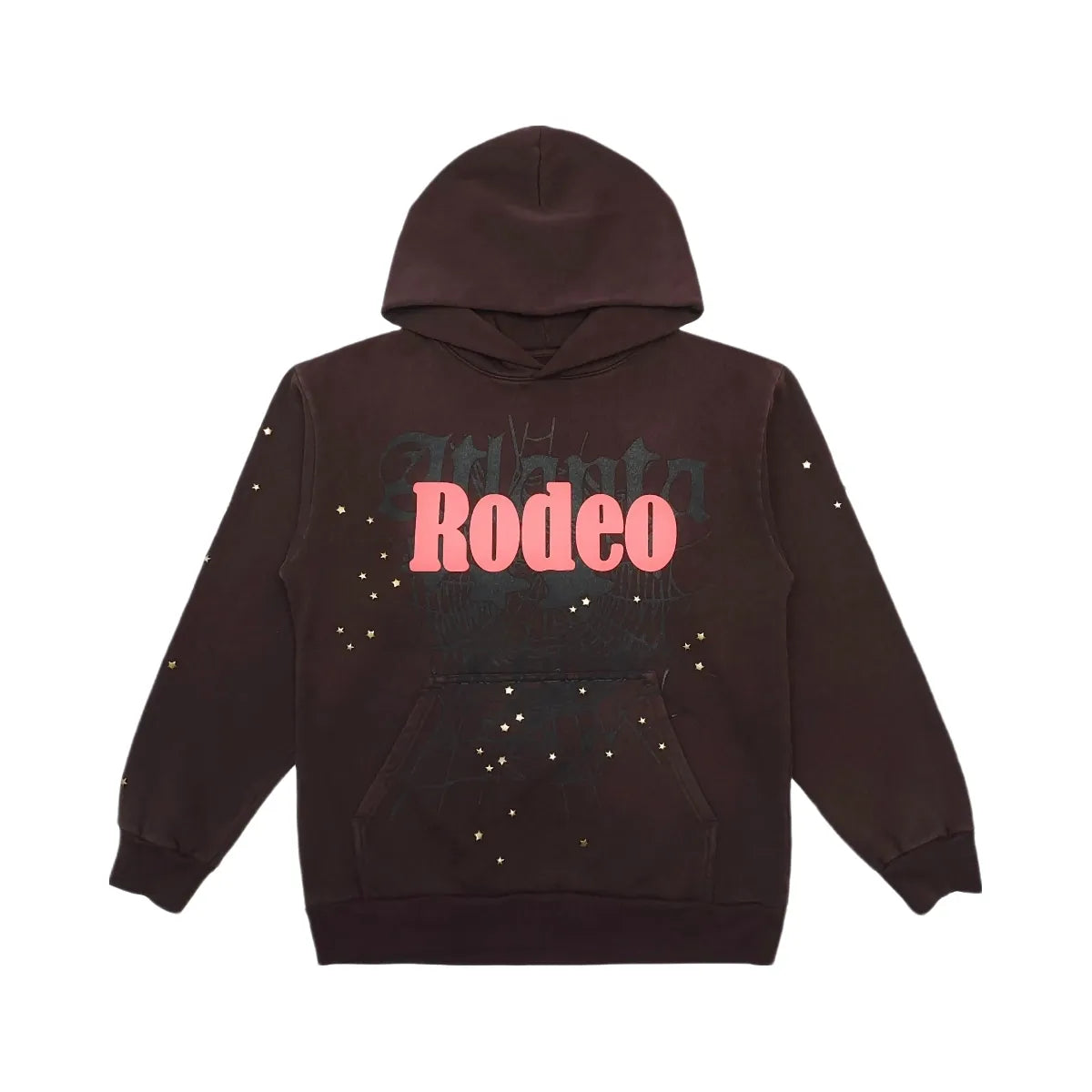 Travis Scott Cactus Jack X Sp5der Days Before Rodeo Hoodie Brown/Pink