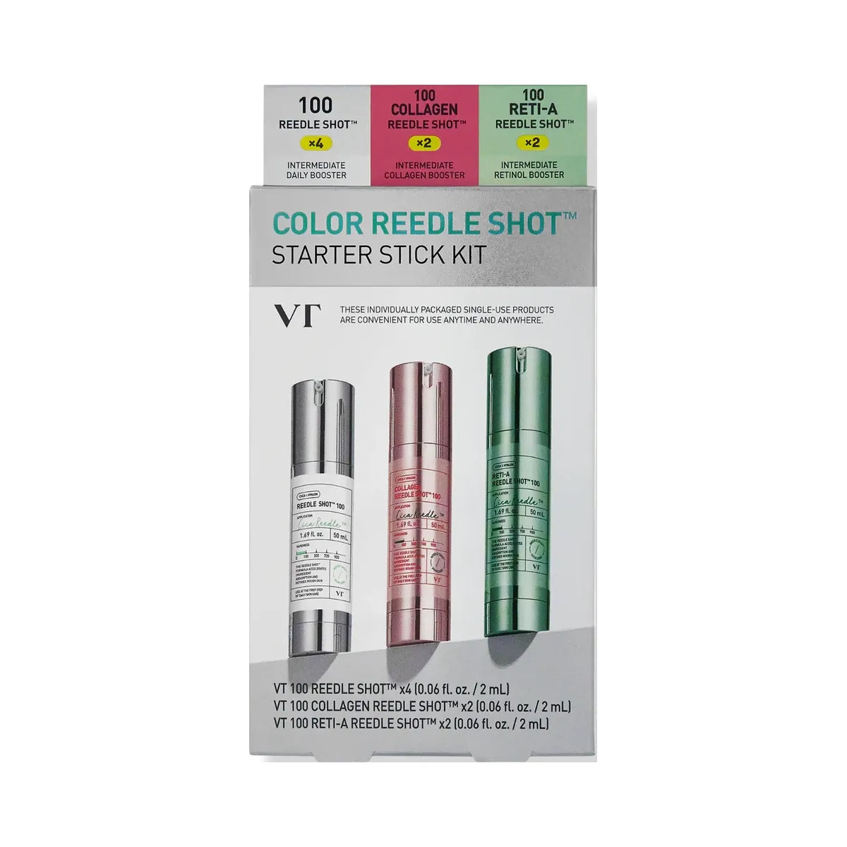 VT Cosmetics Color Reedle Shot Starter Stick Kit
